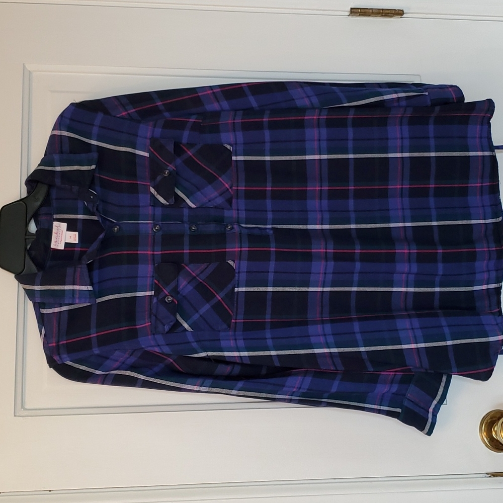 Isabel Maternity Plaid Tunic